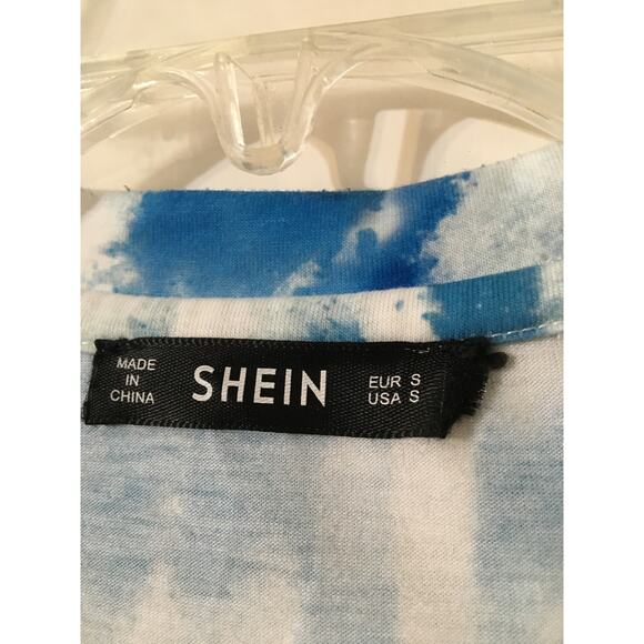 Good Vibes Hang Loose S/L Men’s Shein Tie-Dye Short Sleeve T-shirt - Picture 3 of 4